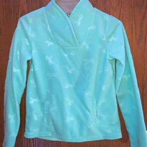Cute horse sweater.